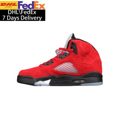 China Durable With Box 5s Raging Bull Good Quality Walking Boots Women's Basketball Shoes Running Shoes 5s Sports Sneakers for sale