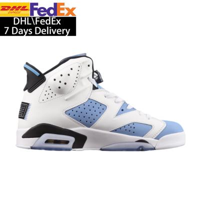 China Durable With Box 6s Walking Boots Mens Good Quality Blue Sneakers Running Shoes 6s Basketball Shoes for sale