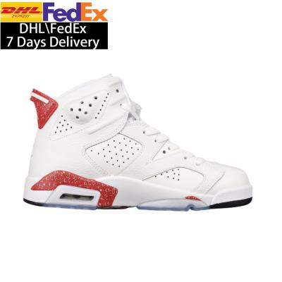 China Durable With Box 6s Sports Red Sneakers Good Quality Womens Walking Boots Mens 6s Basketball Shoes Oreo Running Shoes for sale