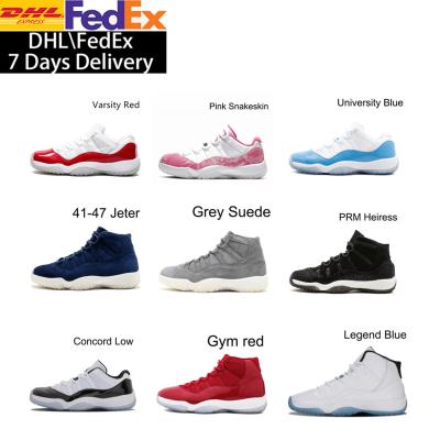 China Durable With Box 11s Basketball Shoes Cherry Cool Gray Gym Red Sports Sneakers Cool Walking Boots Mens 11s Shoe For Kids for sale