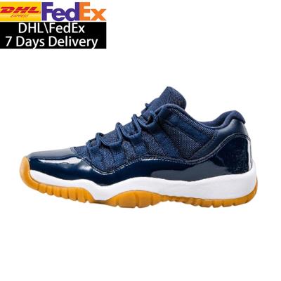 China Durable With Box 11s Navy Gum Sports Sneakers Good Quality Women's Walking Boots Men's Basketball 11s Shoes for sale