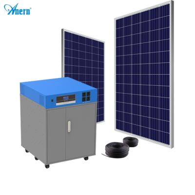 China Anern high quality home kit 500w 24v mini solar portable solar system for sale