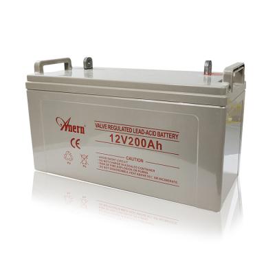 China Anern System Solar Battery 12v 120AH Solar Deep Cycle Battery AGM GEL Battery For Solar Wind System for sale