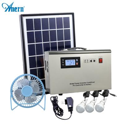 China Anern Home Indoor Portable Solar Home Lighting Kit 500w Solar System for sale