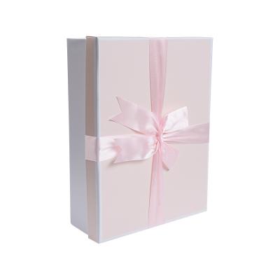 China Recycled materials classic gift box set with ribbon, elegant gift box set ribbon, gift box ser for sale