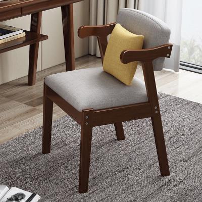 China Convertible Simple Nordic Solid Wood Student Soft Back Seat Chair Home Breathable Office Writing Study Chair Office Chair for sale