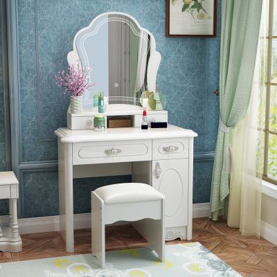 China Modern Minimalist Bedroom Small Mirror (The Other) Adjustable With Light Makeup Dresser for sale