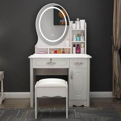 China European-style minimalist mirror (the other) adjustable with lamp cheap dresser bedroom drawer dresser for sale