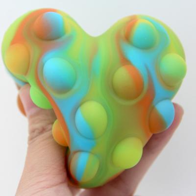 China Wholesale Big Silicone Easter Push 3D Push Button Noise the Relax Ball Decompression Busy Person Toy for Kid for sale