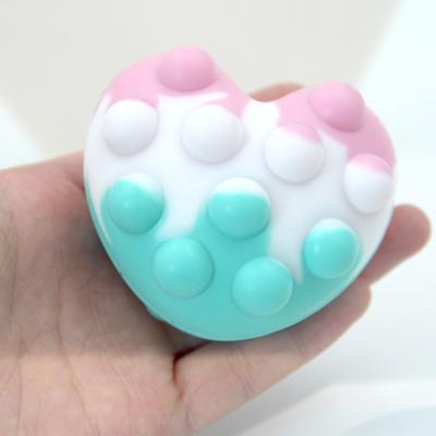 China Wholesale Big Silicone Easter Push 3D Push Button Noise the Relax Ball Decompression Busy Person Toy for Kid for sale