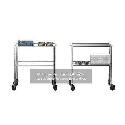 China Medical Trolley Mobile Hospital Metal Customizable Trolley Assembled Trolley For Efficient Medical Transportation for sale