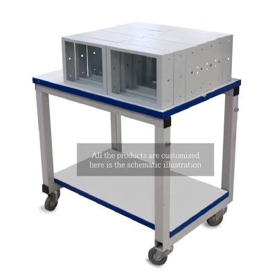 China Medical Devices Adjustable Medical Trolley Metal Customizable Assembled Cart to Fit Unique Medical Needs for sale