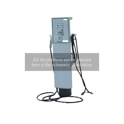 China Electric Vehicle Charging Pile Customized Commercial EV Metal Charging Station Manufacturer for sale