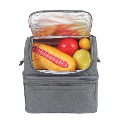 China Custom Insulated Waterproof Factory Double Layer Lunch Box Bag for sale