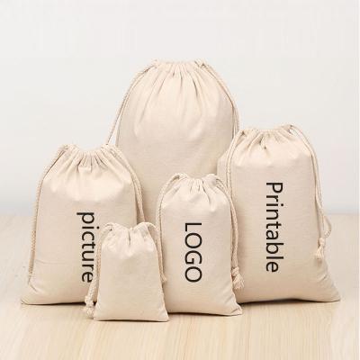 China Wholesale promotion cheap and practical cotton eco-friendly storage bag and gift canvas canvas drawstring bag, blank or custom logo for sale