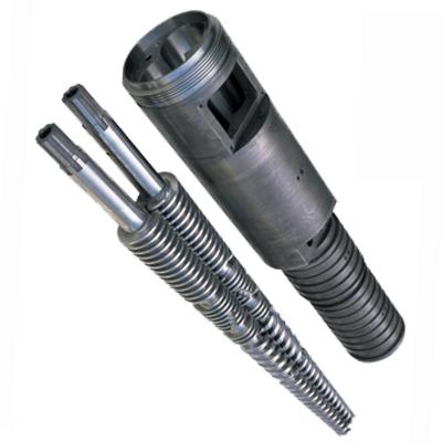 China Wear And Corrosion Resistance Factory Direct Tapered Twin Screw Barrel 65/132 for sale