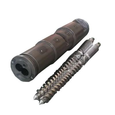 China Wear And Corrosion Resistance Factory Price Tapered Screw Barrel For Plastic Waste Recycle Extruder for sale