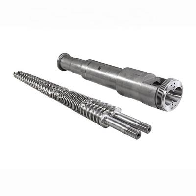 China Wear And Corrosion Resistance Tapered Twin Screw Barrel 80/156 For WPC Door for sale