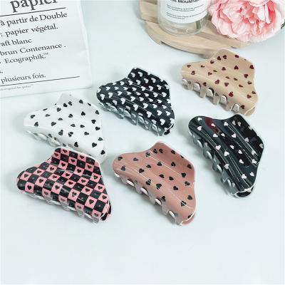 China Hair Clip New Design Fashion Little Love Hair Claw Clips Accessories Hair Clips Woman Girls for sale