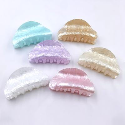 China HOT Selling Designer Glitter Bling Hair Clip Acrylic Solid Color Barrettes Korean Girls Hair Pins Accessories For Women for sale