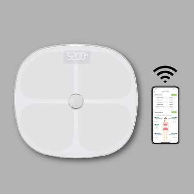 China Hot Selling Viable LCD Display WIFI Scale Smart APP Electric Weight Bathroom Scale for sale