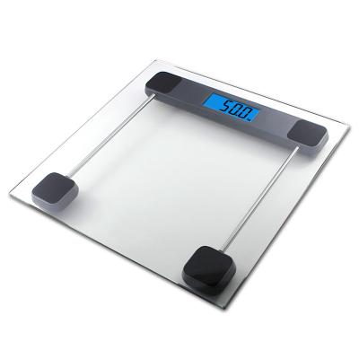 China Bathroom Scales Weighing Scales Bathroom 180-200kg 396-400lb Max Power Battery Body China Waterproof Tempered Glass for sale