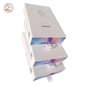 China Recycled Materials Luxury Custom Design Logo Cosmetics Box Gift Box for sale