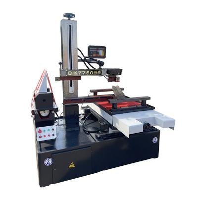 China Building Material Shops EDM CNC Wire Cut Machine DK7750 With Overseas Service With Quality Guarantee for sale