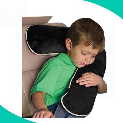 China Custom Neck Plush Curve Soft Car Headrest Seat Belt Pillow Kids Travel Pillow for sale