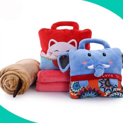 China Multifunctional Factory Wholesale Customized Kids Travel Pillow And Covering Set for sale