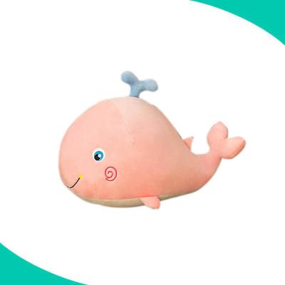 China Wholesale High Quality Lovely Plush Stuffed Animal Pink Dolphin Plush Pillow for sale