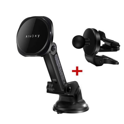 China 10W 15W Max Car Wireless Charger Mount Auto Clamping Car Phone Fast Charger For Iphone Samsung Mag-safe Case en venta