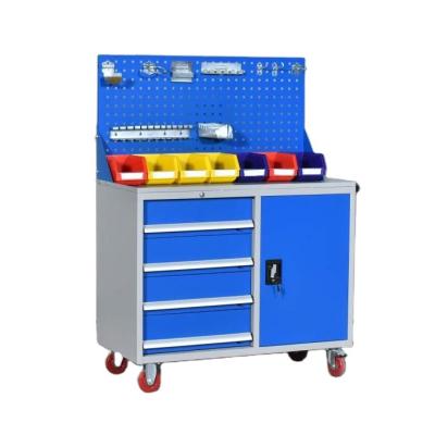 China DIY Tool Trolley Cabinet Box Steel Tool Cabinet (Size) Adjustable Cheap Roller Chest Metal With Drawers for sale