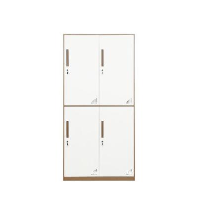 China 4 Door School Gymnasium Cold Rolled Steel Assembled Design Clothes Metal Wardrobe Locker for sale