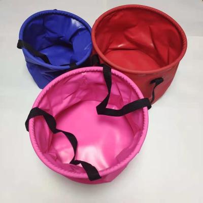 China 28L Car Bucket Camping Shower Foldable Bucket Outdoor Fishing Camping Portable Bucket 264 for sale