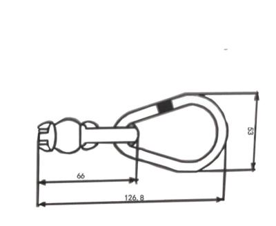 China Hot Selling Trustworthy Heavy Duty Truck Straight Hooks for sale