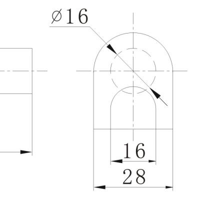 China Van Truck Hot Selling Tarpaulin Pin Door Hinge Tarpaulin Locking And Hinging Loose Car/High Quality Car Body Parts Tarpaulin Box For truck-045012 for sale