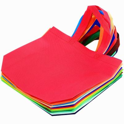 China Reusable Customized Colorful Medium Recycled Diy Hand Painted Reusable Nonwoven Bags Kids Gift Nonwoven Bags for sale