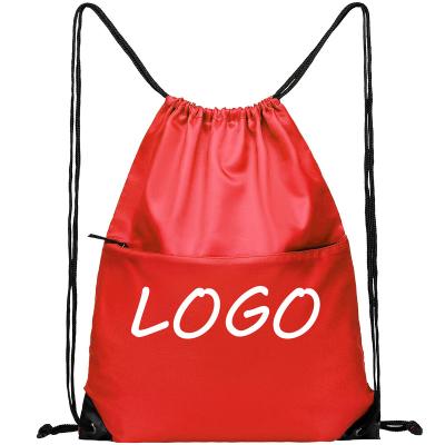 China Recycle; Customized Eco Friendly Wholesale Reusable Logo Gifts Christmas Halloween Canvas Drawstring Bags for sale