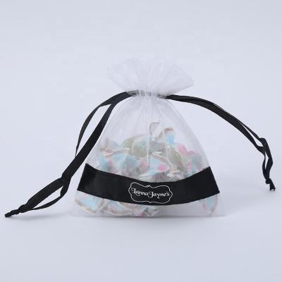 China Wholesale Custom High Density Thick Organza Cosmetic Bags High Density Thick Cosmetic Bags Christmas Gift Jewelry Logo Small Wedding Gift Mesh for sale