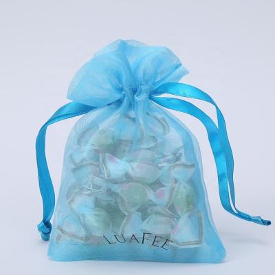 China Wholesale Beautiful Cheap Favor Tea Party Favor Bag For Wedding Party Favor Size Customization Drawstring Organza Packaging Bag for sale