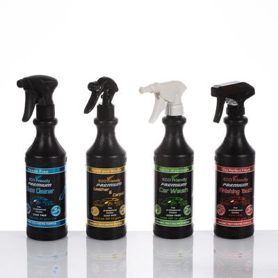 China Household Products Easy Handing Thin Neck Chemical Resistant HDPE Plastic Trigger Spray Bottle 500ml for sale