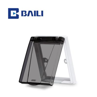 China BAILI F1 Indoor Plastic Electrical Cabinet Junction Box Full PC Transparent Cover Electronic Waterproof Box for sale