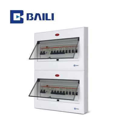 China BAILI V8 26way Outdoor Metal+Plastic Rack Metal Control Panel Distribution Box With Indicator Light for sale