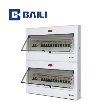 China BAILI V8 36way Outdoor Metal+Plastic Rack Metal Control Panel Distribution Box With Indicator Light for sale