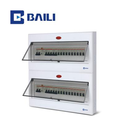 China BAILI V8 42way Outdoor Metal+Plastic Rack Metal Control Panel Distribution Box With Indicator Light for sale