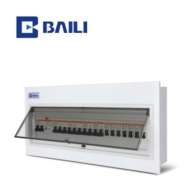 China BAILI A8L 21way Metal Control Panel Board Wall Mounted Electrical Distribution Box for sale