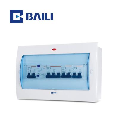 China Full BAILI STI 13way Outdoor Rack Cheap Price Iron Plastic Rail Plastic Control Panel With Indicator Light Distribution Box for sale