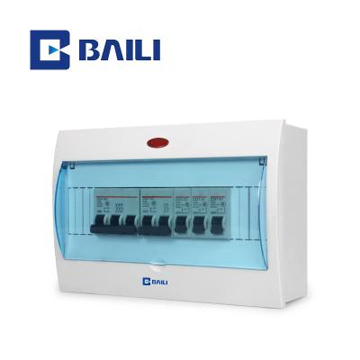 China Full construction BAILI VTI control box 12way outdoor bracket electrical plastic distribution box with indicator light for sale