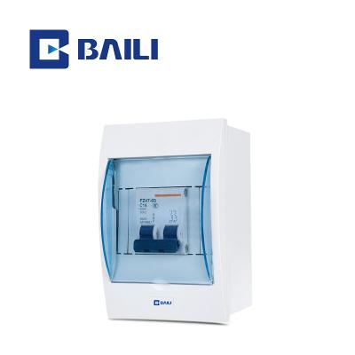 China Full Construction BAILI VTI 4way Control Box Outdoor Mount MCB Control Panel Enclosure Box Electric Plastic Distribution Box for sale